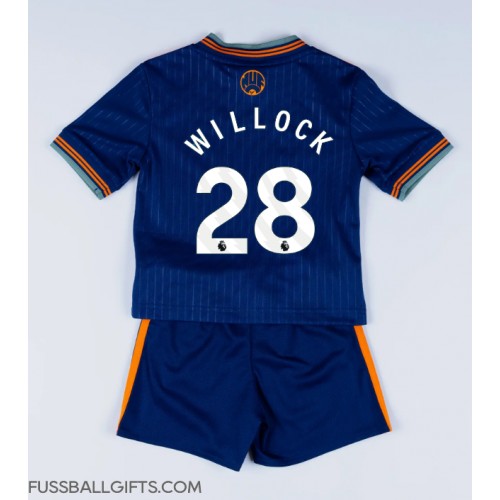 Newcastle United Joe Willock #28 Fußballbekleidung 3rd trikot Kinder 2025-26 Kurzarm (+ kurze hosen)